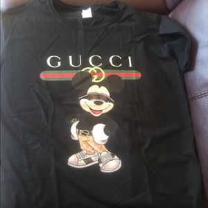 New T Shirt Women’s Ladies Plus Size 2XL Gucci LV